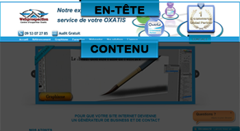 Entête de site